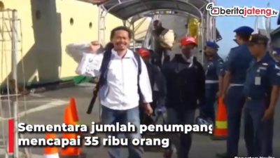 [Video] Jumlah Pemudik di Pelabuhan Tanjung Emas Semarang Diperkirakan Tembus 45 Ribu Orang
