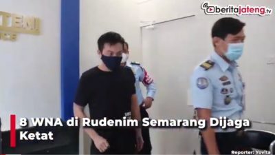 [Video] Lebaran, 8 WNA di Semarang Dijaga Ketat