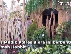[Video] Unik, Pos Mudik Berbentuk Rumah Hobbit