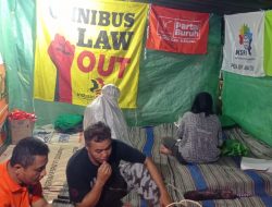 Posko Mudik Partai Buruh Lengkap Layanan Aduan THR dan Diskusi Buruh
