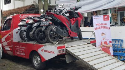 AHM Siapkan Service Motor Gratis Bantu Korban Banjir Rob di Semarang