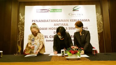 Hotel Ciputra dan RS Siloam Semarang Teken Kerja Sama Layanan Kesehatan 