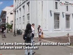 [Video] Libur Lebaran, Kota Lama Semarang Dibanjiri Pengunjung