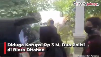 [Video] Suami Istri Oknum Polisi di Blora Ditahan, Diduga Korupsi di Samsat