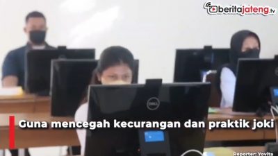 [Video] Cegah Joki, Peserta Tes Masuk Undip Diminta Lepas Masker