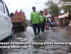 [Video] Banjir Rob Semarang Setinggi Dada, Warga Terjebak
