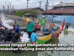 [Video] 3.600 Karung Pasir Disiapkan Tambal Tanggul Jebol Tahan Rob