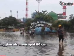 [Video] Pelabuhan Tanjung Emas Semarang Masih Terendam Rob, Keberangkatan Kapal Tertunda