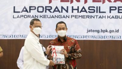 Pemkot Semarang Terima Predikat WTP Ke-6 Berturut-turut