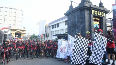 Semarak Sepeda Gembira Polda Jateng