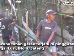 [Video] Tanah Gerak, 6 Rumah Terancam Longsor