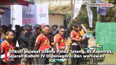 [Video] Lomba Menembak Kapolda Jateng Cup 2022