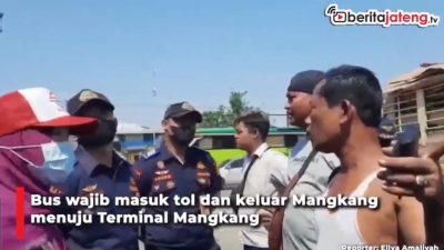 [Video] Dishub Kota Semarang Tertibkan Bus Mangkal di Terminal Terboyo