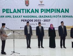 Arnaz Kembali Pimpin Baznas Kota Semarang Periode 2022-2027