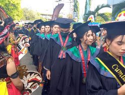 Wisuda PEM Akamigas Cepu Diiringi Budaya Lokal Barongan