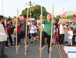Anak-anak Blora Diajak Mengenal Permainan Tradisional
