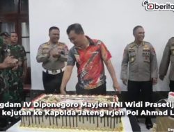 [Video] Pangdam Diponegoro Beri Kejutan ke Kapolda Jateng, Ada Apa?