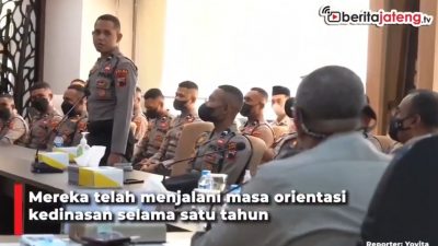 [Video] 31 Bintara Papua Selesaikan Magang di Polda Jateng