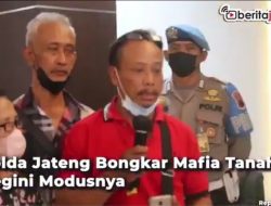 [Video] Polda Jateng Bongkar Mafia Tanah, Begini Modusnya