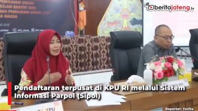 [Video] KPU Buka Pendaftaran Parpol Peserta Pemilu 2024
