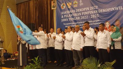 Dilantik jadi Ketua Dekopinwil Jateng, Andang Siap Jadikan Koperasi Kreatif dan Inovatif