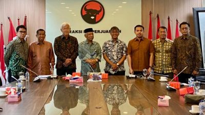 Temui Fraksi PDI Perjuangan DPR RI, Dewan Pers Serahkan DIM RKUHP