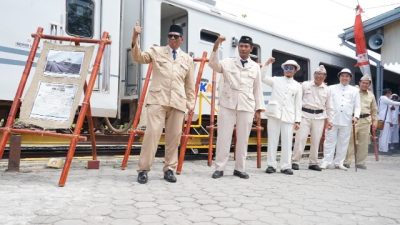 KAI Napak Tilas Peringati 155 Tahun Perjalanan Kereta Api Pertama di Indonesia