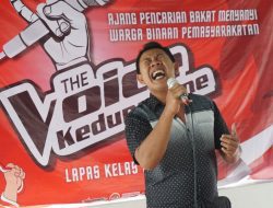 Ajang Pencarian Bakat Menyanyi Napi Lapas Semarang Bertajuk The Voice Kedungpane