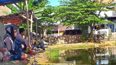 Mancing Asyik di Obyek Wisata Pemancingan Harian Embung Anggrek Semarang