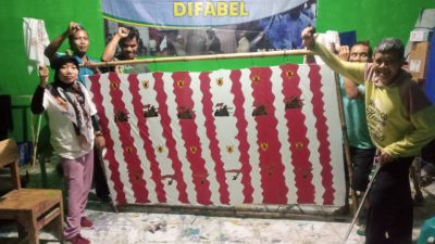 Difabel Luncurkan Batik Merah Putih Tepat di Hari Kemerdekaan