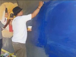 Ratusan Pelukis Terlibat Melukis Mural di Dinding Sepanjang Jalan Barito Semarang