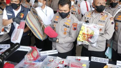 24 Bandar Judi Berhasil Dibekuk Polda Jateng