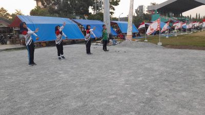Pengurus Cabor Petanque Blora Bersyukur Dapat Fasilitas Lapangan Standart