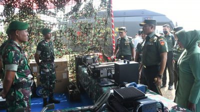 Pangdam IV/Diponegoro Kunjungi Markas Komando Yonzipur 4/Tanpa Kwandya