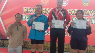 Angkat Berat Kota Semarang Jadi Juara Umum Pra Porprov 2022