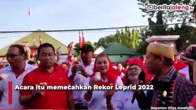[Video] Rekor LEPRID 4.577 Kue Merah Putih
