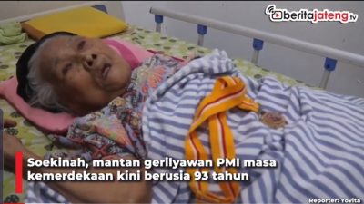 [Video] Kisah Soekinah, Mantan Gerilyawan PMI Pasca Kemerdekaan Kini Tergolek Lemah di Tempat Tidur