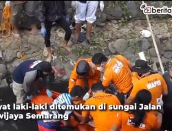 [Video] Mayat Mengapung Ditemukan di Jalan Sriwijaya Semarang
