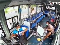 [Video] Aksi Pencurian di Bus Trans Jogja Terekam CCTV