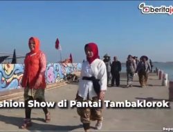 [Video] Uniknya Fashion Show di Pantai Tambaklorok Semarang