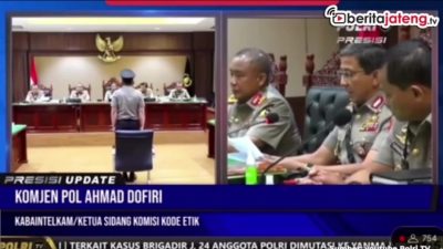 [Video] Detik-detik Ferdy Sambo Dipecat dari Polri