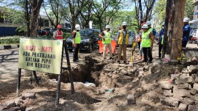 Jadi Sumber Kemacetan, Pemasangan Jaringan Pipa SPAM Semarang Barat Diharapkan Selesai Tepat Waktu