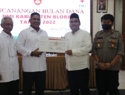 Dandim Andi Soelistyo Jabat Ketua Bulan Dana PMI Blora Tahun 2022