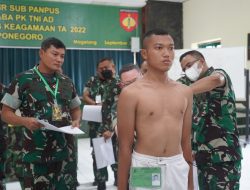 Pantukhir Penerimaan TNI AD, Pangdam: Calon Bintara Harus Mumpuni