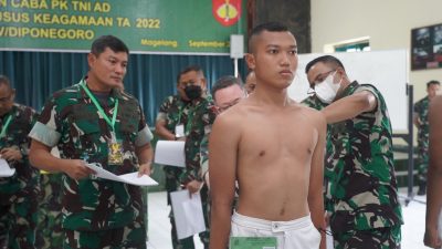 Pantukhir Penerimaan TNI AD, Pangdam: Calon Bintara Harus Mumpuni