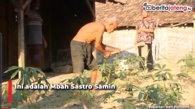 [Video] Kakek Tertua di Blora Ini Usianya 115 Tahun, Masih Sehat dan Kuat Macul