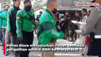 [Video] Polres Blora Salurkan Ribuan Paket Bansos