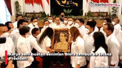 [Video] Sketsa Pelepah Pisang Buatan Seniman Blora Tembus Istana