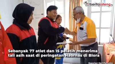 [Video] 77 Atlet dan 15 Pelatih Berprestasi Dapat Apresiasi dari KONI Blora