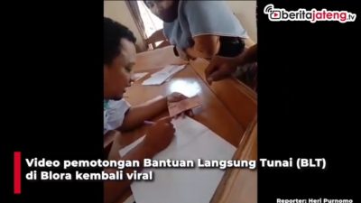 [Video] Pemotongan BLT di Blora Kembali Viral
